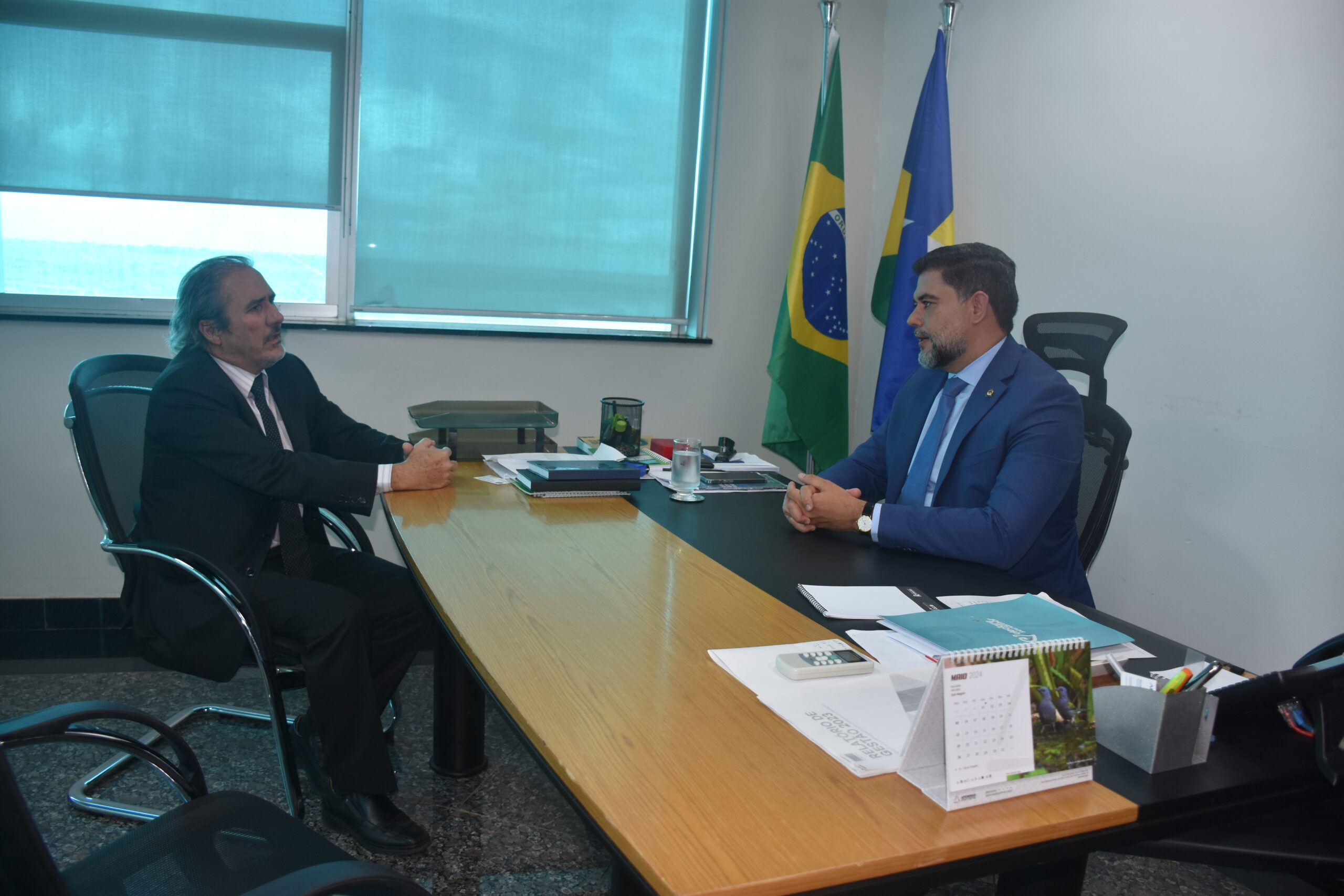PGE/RO recebe visita do Diretor da Representação Judicial da PGE em Brasília