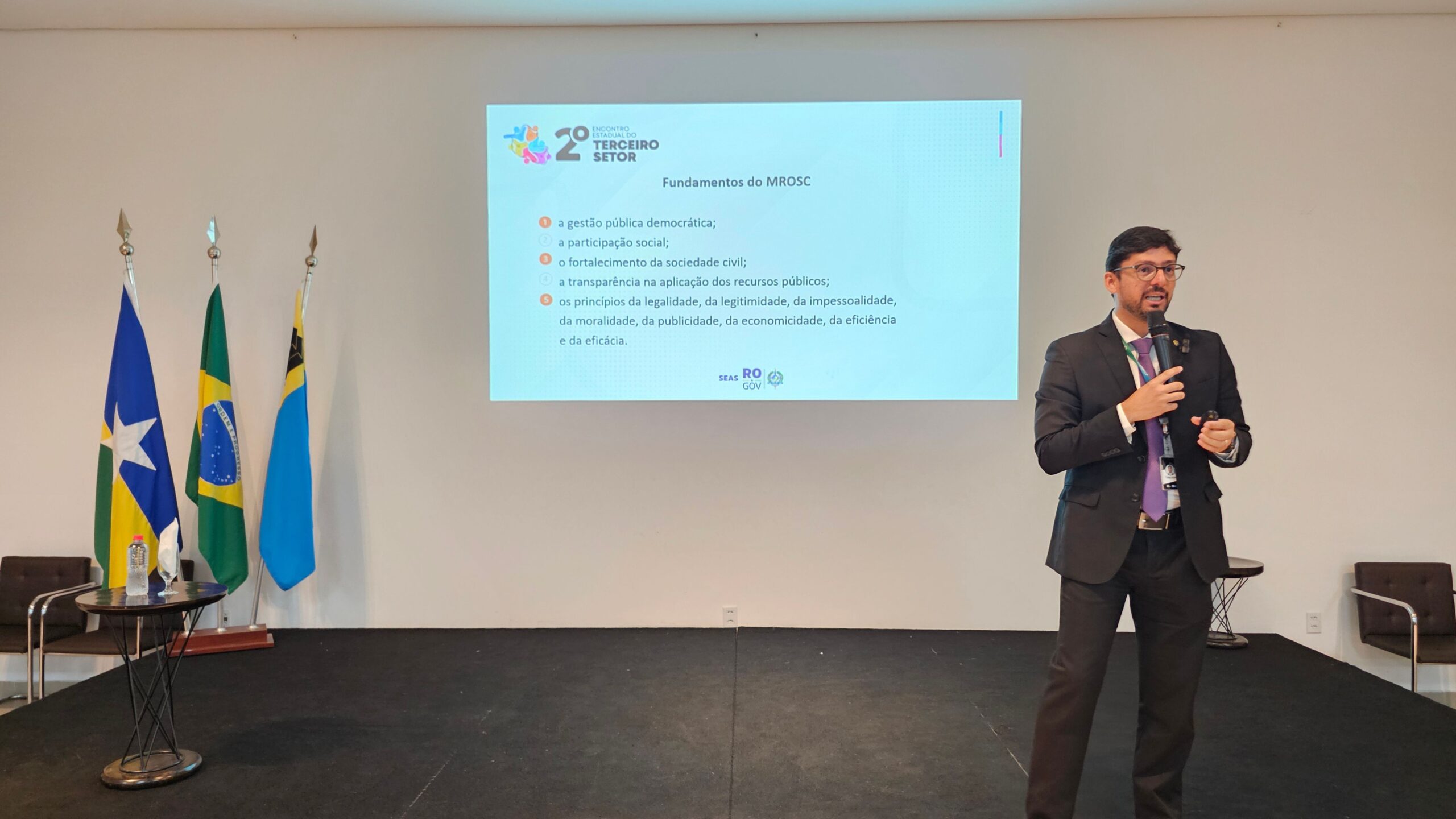 PGE-RO participa da abertura do 2º Encontro Estadual do Terceiro Setor.