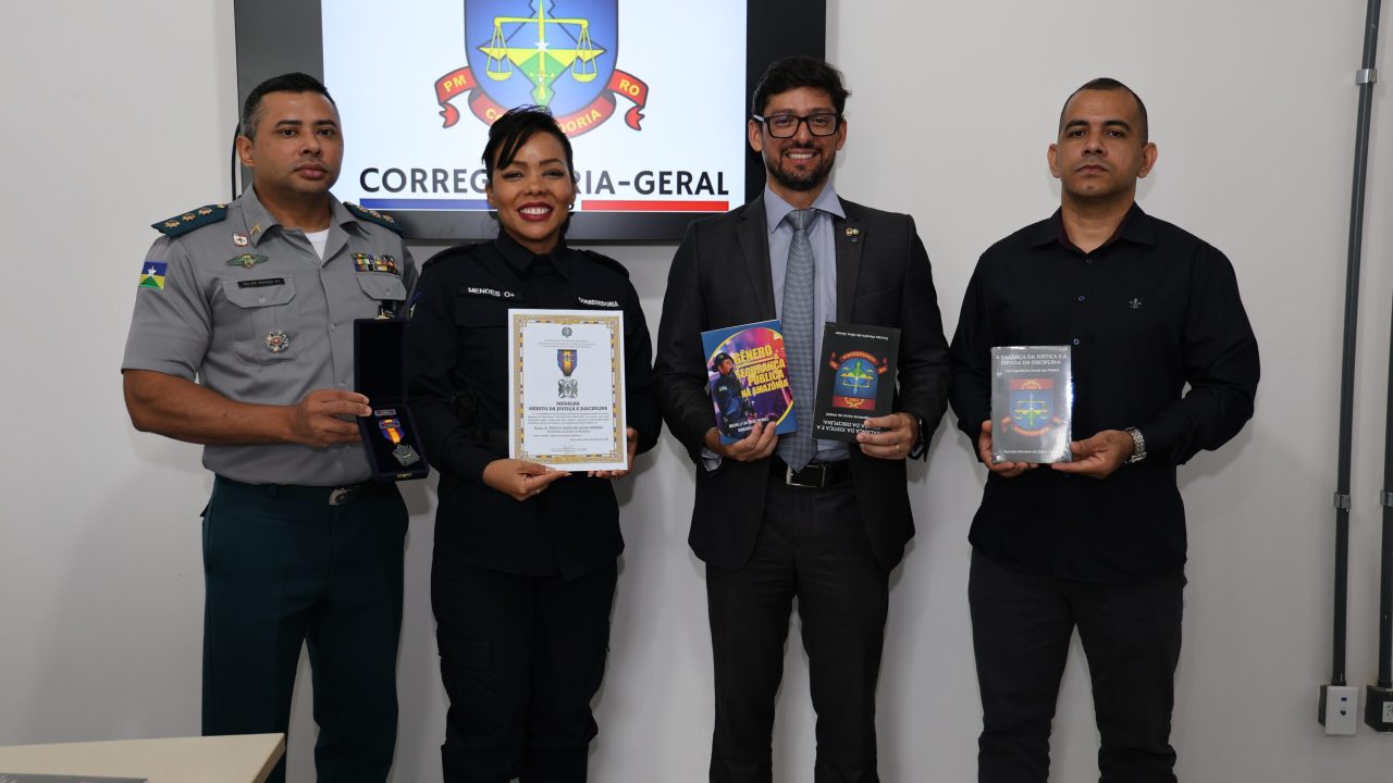 PGE/RO recebe medalha “Mérito da Justiça e Disciplina” da Polícia Militar de Rondônia.