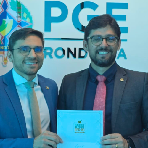 PGE-RO é convidada para posse do Defensor Público-Geral e nova diretoria.