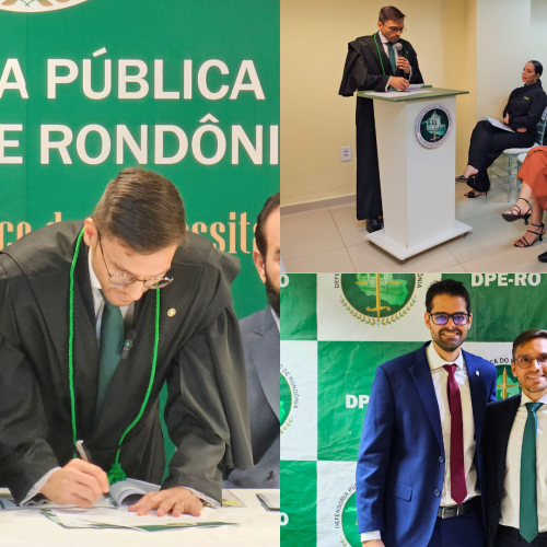 PGE-RO participa da solenidade de posse de recondução do Defensor Público-Geral de Rondônia.