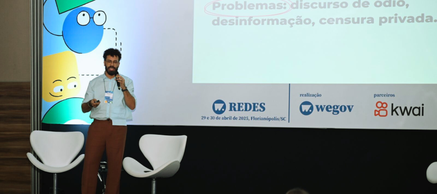 WeGov 2024: PGE-RO compartilha visão sobre regulação das redes sociais.