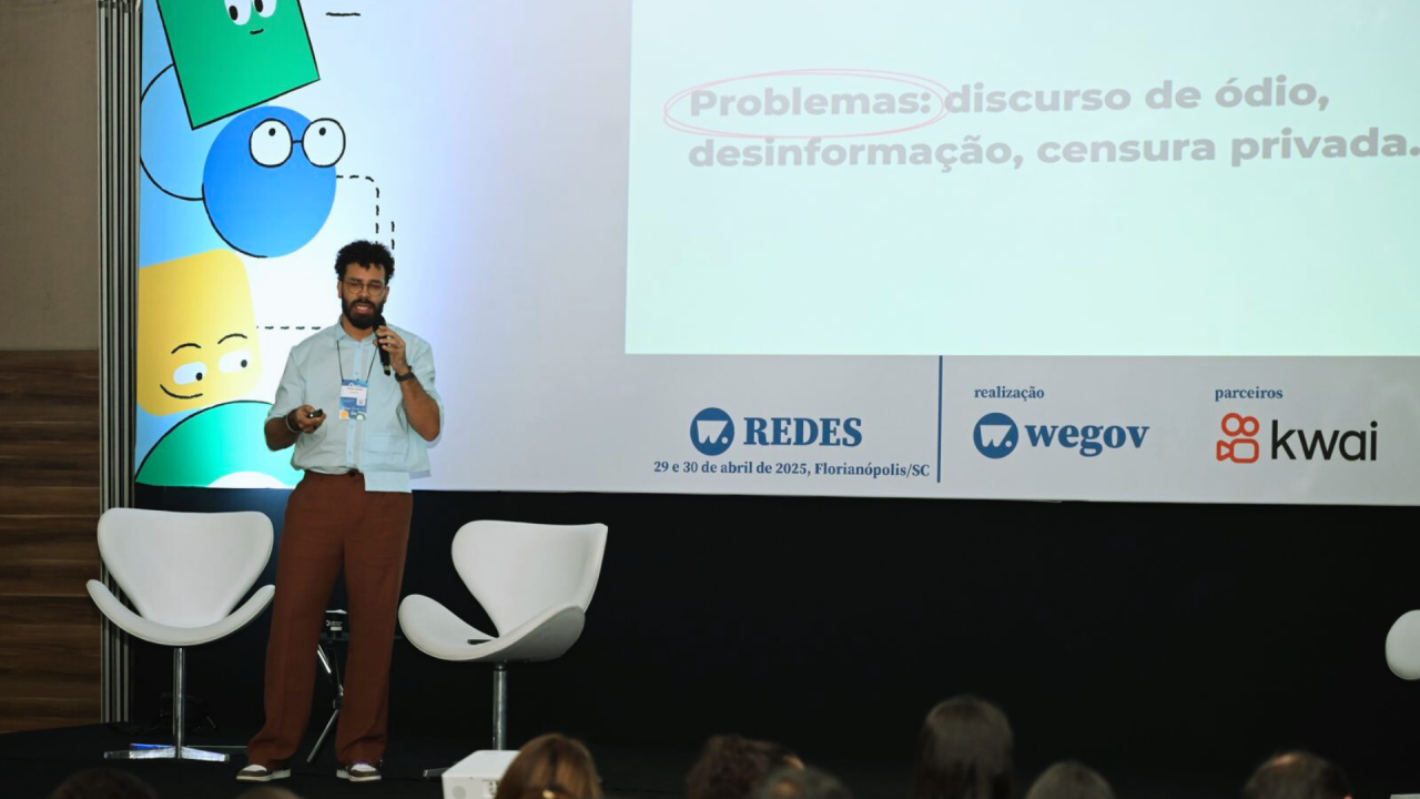 WeGov 2024: PGE-RO compartilha visão sobre regulação das redes sociais.