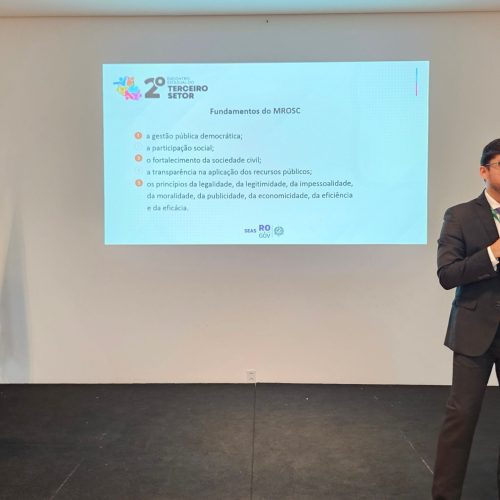 PGE-RO participa da abertura do 2º Encontro Estadual do Terceiro Setor.