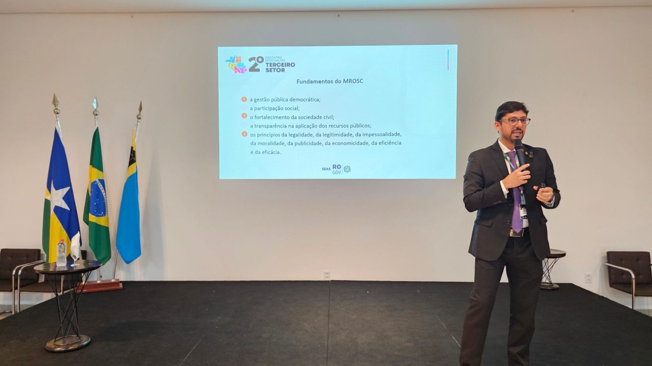 PGE-RO participa da abertura do 2º Encontro Estadual do Terceiro Setor.
