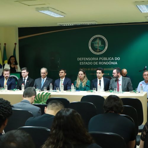 PGE/RO participa da cerimônia de lançamento do Núcleo de Atendimento Virtual da Defensoria Pública de Rondônia