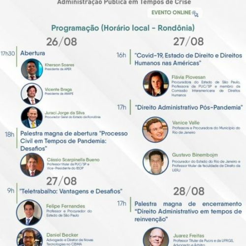 Comunidade jurídica é convidada a participar da III Conferência dos Procuradores do Estado de Rondônia