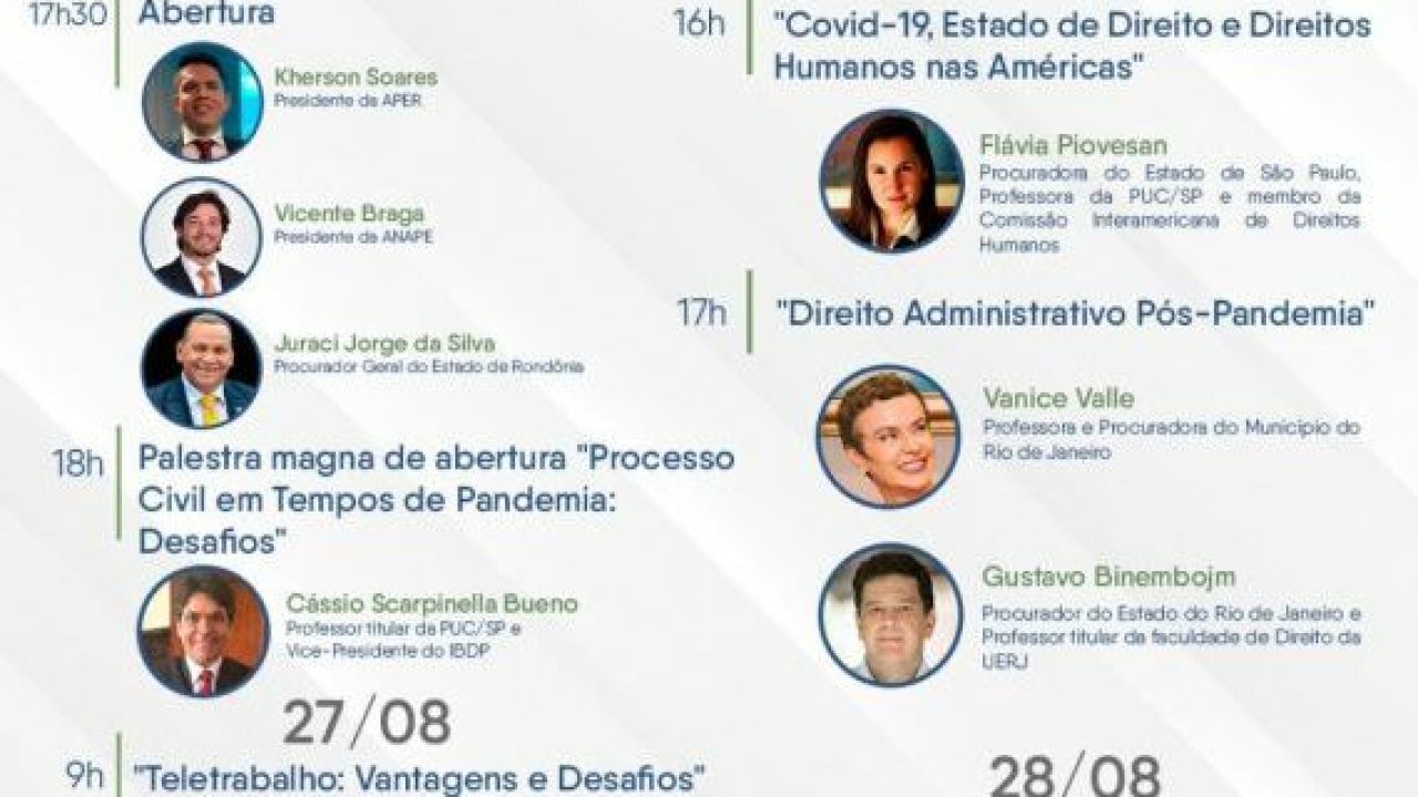 Comunidade jurídica é convidada a participar da III Conferência dos Procuradores do Estado de Rondônia
