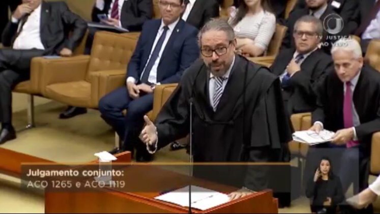 Procurador do Estado de Rondônia faz sustentação oral no julgamento sobre cobrança pelo governo federal de dívida do extinto Banco do Estado de Rondônia