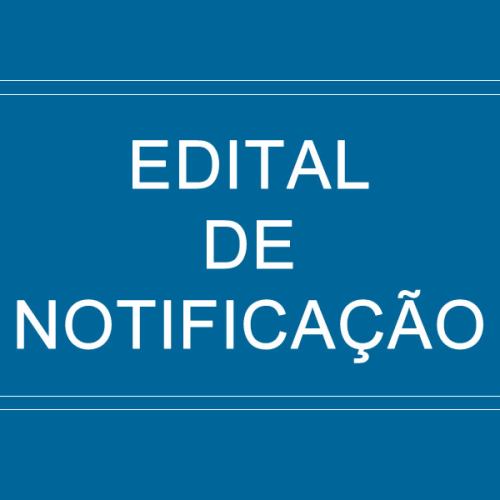 Edital de notificação