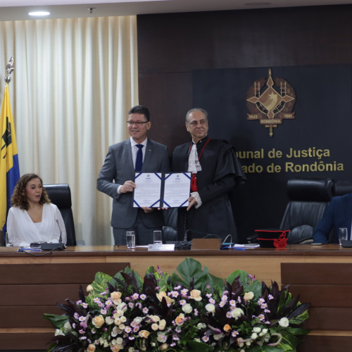 PGE-RO prestigia solenidade que oficializa transmissão interina do Governo ao Presidente do TJRO